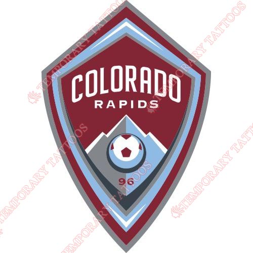 Colorado Rapids Customize Temporary Tattoos Stickers NO.8292